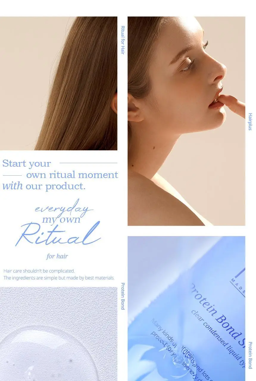 [온라인단독/대용량]헤어플러스 단백질 본드 샴푸 1000ml 상세페이지 7